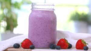 Easy smoothie recipes 3 ingredients | Vanilla Berry Smoothie