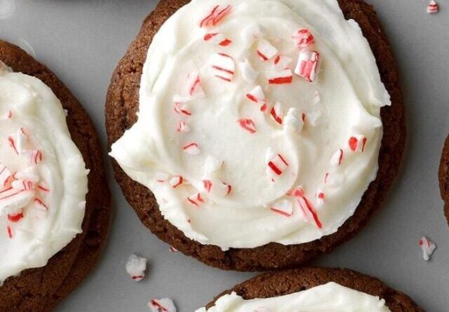 Triple-Chocolate Peppermint Cookies